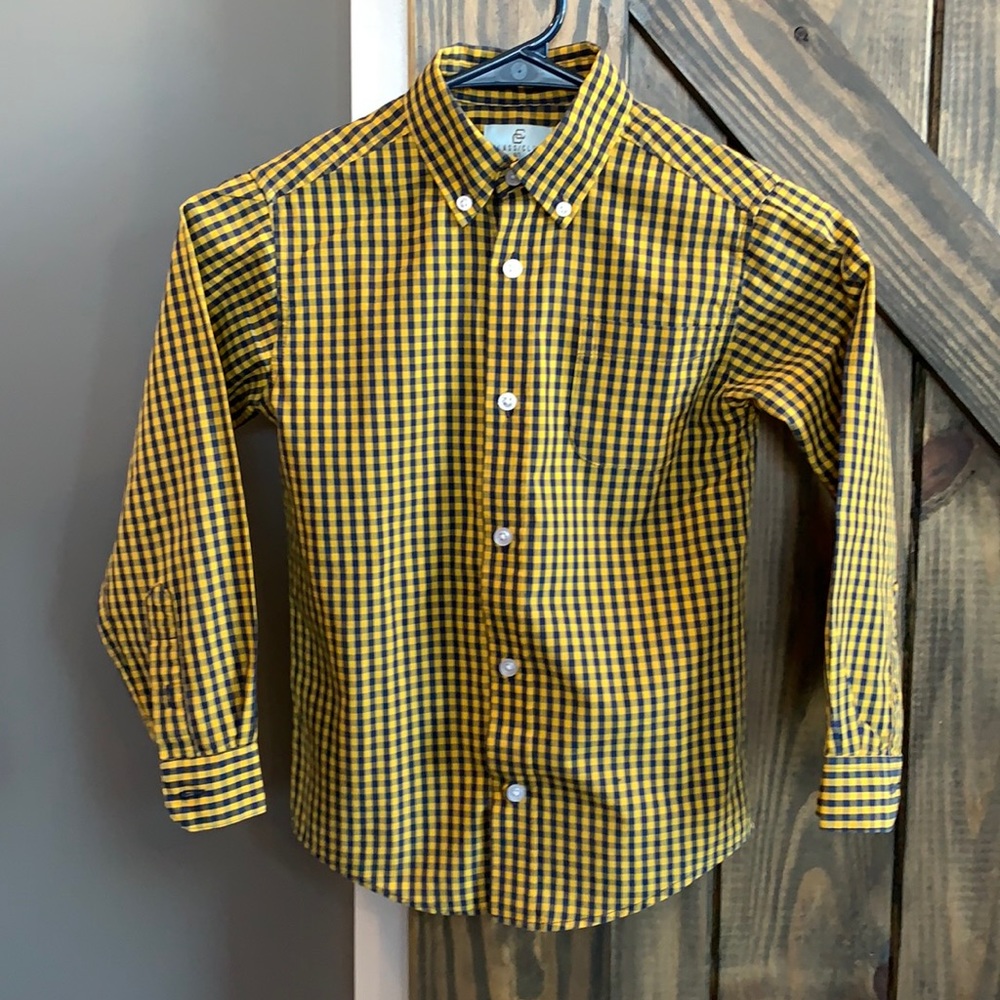 Boys button down shirt.
